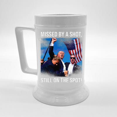 Missed By A Shot Donald Trump Historical Moment Beer Stein