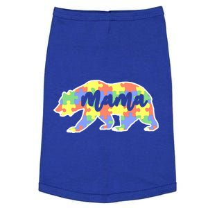 Mama Bear Autism Gift For Autism Awareness Mom Gift Doggie Tank