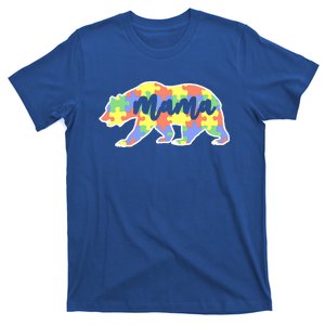 Mama Bear Autism Gift For Autism Awareness Mom Gift T-Shirt