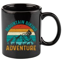 Mountain Biking Adventure 11oz C Handle Ceramic Mug