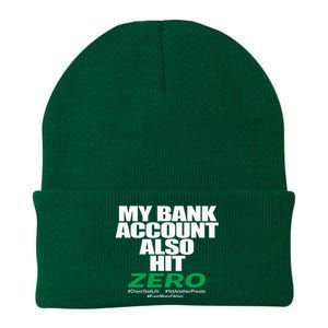 My Bank Account Also Hit Zero Knit Cap Winter Beanie