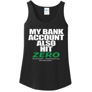 My Bank Account Also Hit Zero Ladies Essential Tank