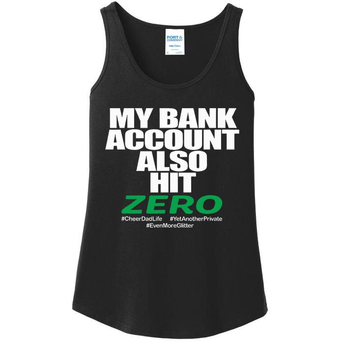 My Bank Account Also Hit Zero Ladies Essential Tank