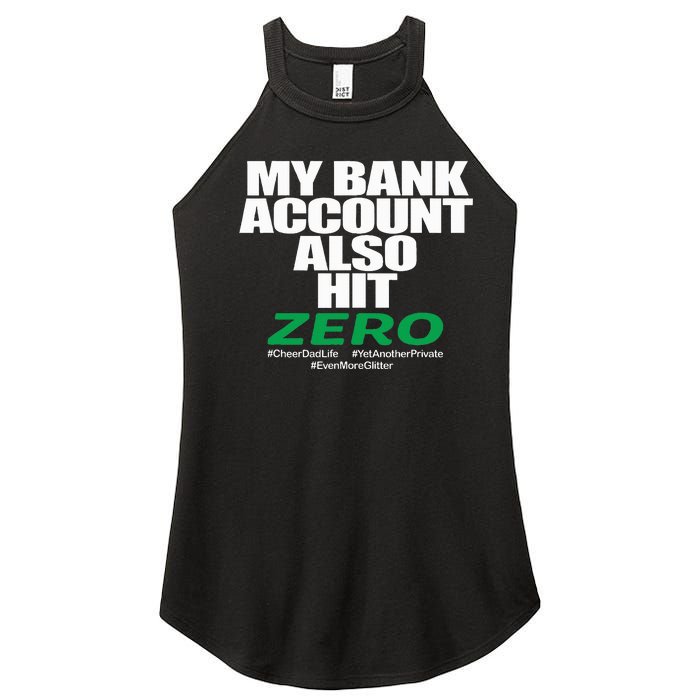 My Bank Account Also Hit Zero Women's Perfect Tri Rocker Tank