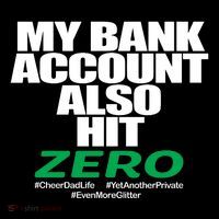 My Bank Account Also Hit Zero Baby Bodysuit