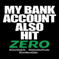 My Bank Account Also Hit Zero Cropped Pullover Crew