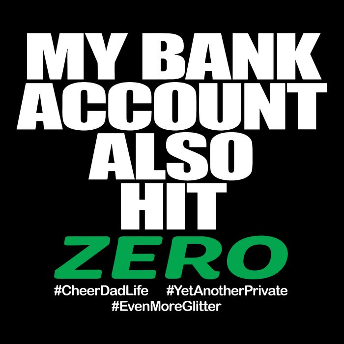 My Bank Account Also Hit Zero Cropped Pullover Crew