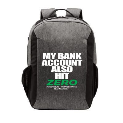My Bank Account Also Hit Zero Vector Backpack
