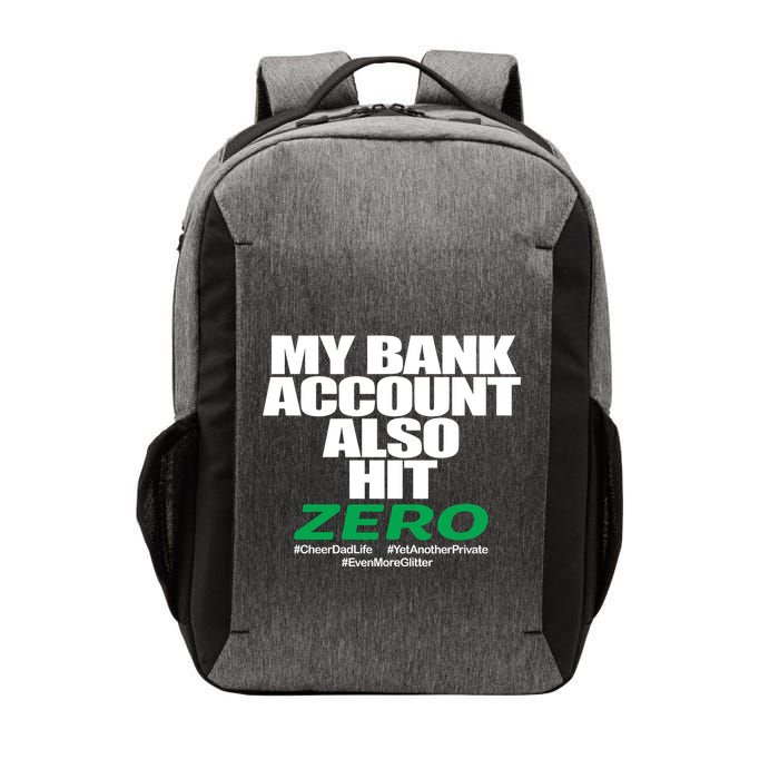 My Bank Account Also Hit Zero Vector Backpack