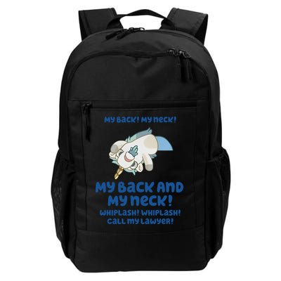 My Back And My Neck Whiplash Call My Lawyer Unicorse Needs A Lawyer Backpack