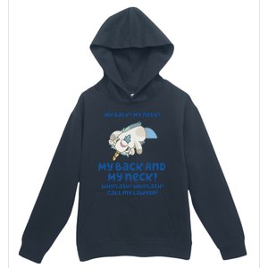 My Back And My Neck Whiplash Call My Lawyer Unicorse Needs A Lawyer Urban Pullover Hoodie