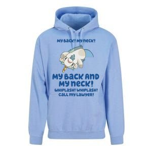 My Back And My Neck Whiplash Call My Lawyer Unicorse Needs A Lawyer Unisex Surf Hoodie