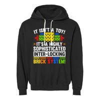 Master Builder Bricks Blocks Play Toy Garment-Dyed Fleece Hoodie
