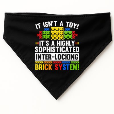 Master Builder Bricks Blocks Play Toy USA-Made Doggie Bandana