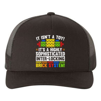 Master Builder Bricks Blocks Play Toy Yupoong Adult 5-Panel Trucker Hat