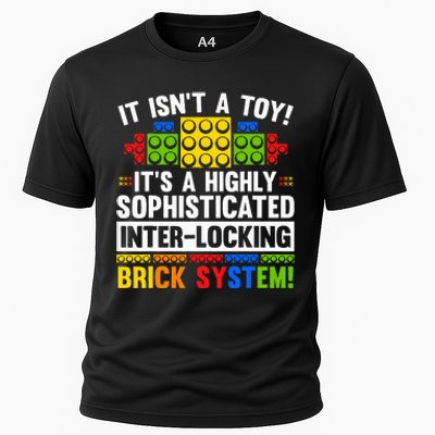 Master Builder Bricks Blocks Play Toy Cooling Performance Crew T-Shirt