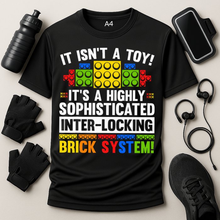 Master Builder Bricks Blocks Play Toy Performance Shirt