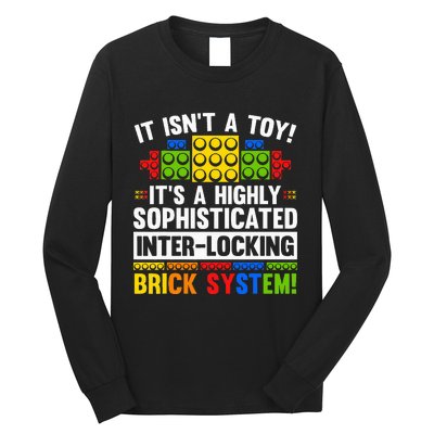 Master Builder Bricks Blocks Play Toy Long Sleeve Shirt