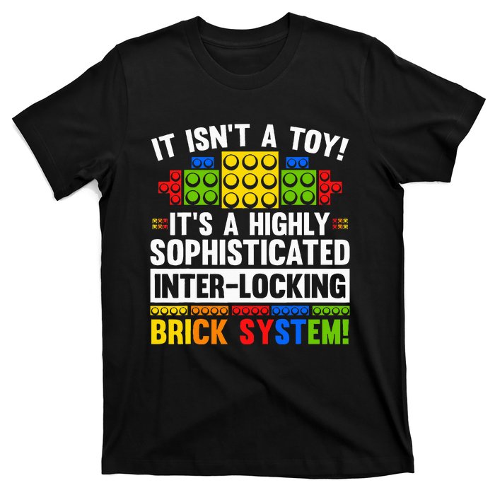 Master Builder Bricks Blocks Play Toy T-Shirt