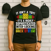 Master Builder Bricks Blocks Play Toy T-Shirt