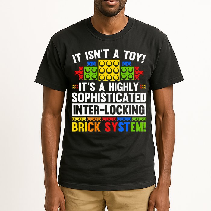 Master Builder Bricks Blocks Play Toy Tall T-Shirt