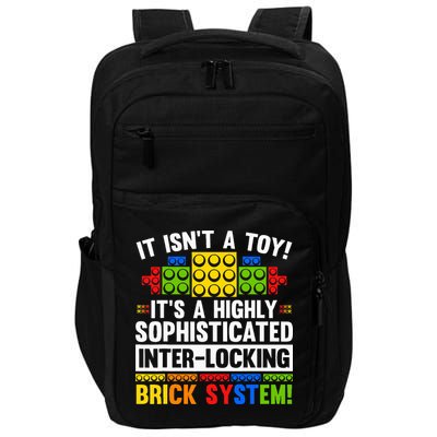 Master Builder Bricks Blocks Play Toy Impact Tech Backpack