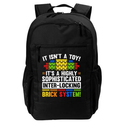 Master Builder Bricks Blocks Play Toy Daily Commute Backpack