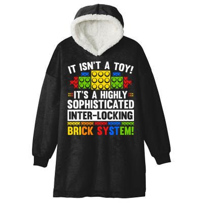 Master Builder Bricks Blocks Play Toy Hooded Wearable Blanket