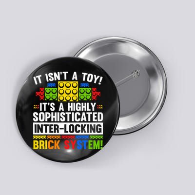 Master Builder Bricks Blocks Play Toy Button