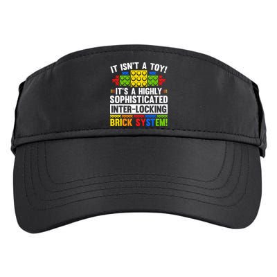 Master Builder Bricks Blocks Play Toy Adult Drive Performance Visor
