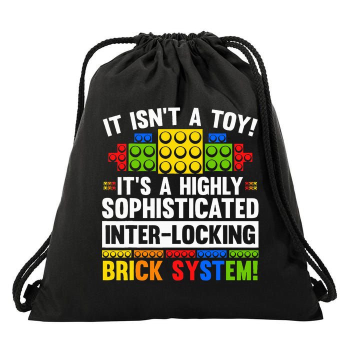 Master Builder Bricks Blocks Play Toy Drawstring Bag