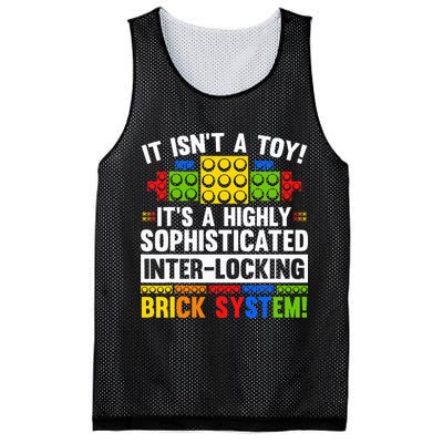 Master Builder Bricks Blocks Play Toy Mesh Reversible Basketball Jersey Tank