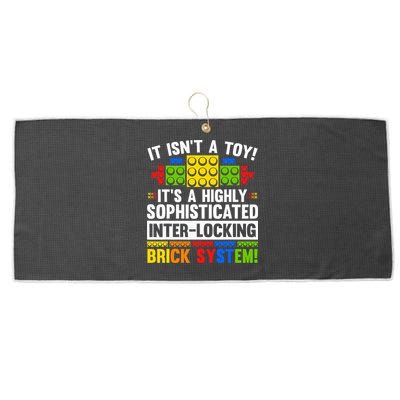 Master Builder Bricks Blocks Play Toy Large Microfiber Waffle Golf Towel