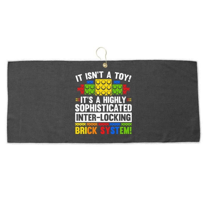 Master Builder Bricks Blocks Play Toy Large Microfiber Waffle Golf Towel