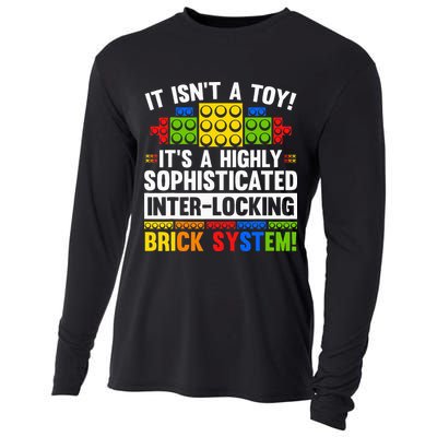 Master Builder Bricks Blocks Play Toy Cooling Performance Long Sleeve Crew