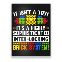 Master Builder Bricks Blocks Play Toy Poster