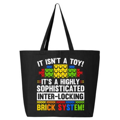Master Builder Bricks Blocks Play Toy 25L Jumbo Tote
