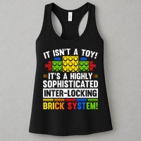 Master Builder Bricks Blocks Play Toy Womens Tank Top