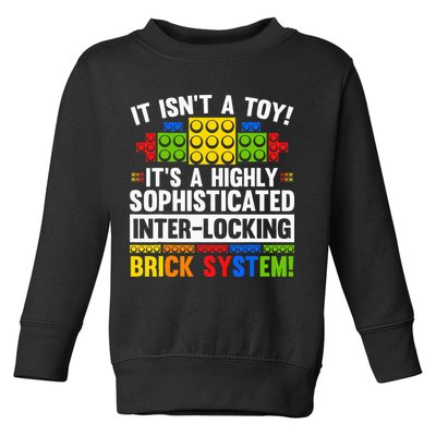 Master Builder Bricks Blocks Play Toy Toddler Sweatshirt
