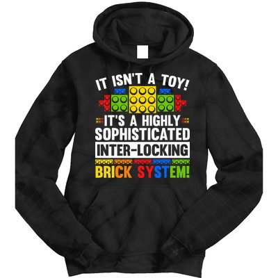 Master Builder Bricks Blocks Play Toy Tie Dye Hoodie