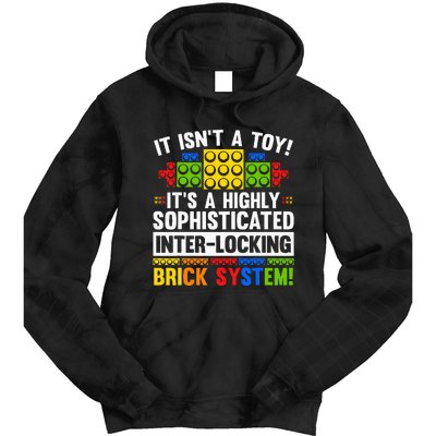 Master Builder Bricks Blocks Play Toy Tie Dye Hoodie