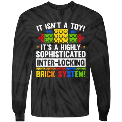 Master Builder Bricks Blocks Play Toy Tie-Dye Long Sleeve Shirt