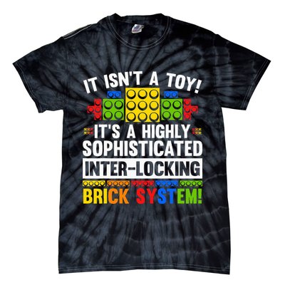 Master Builder Bricks Blocks Play Toy Tie-Dye T-Shirt