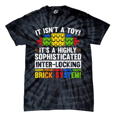 Master Builder Bricks Blocks Play Toy Tie-Dye T-Shirt