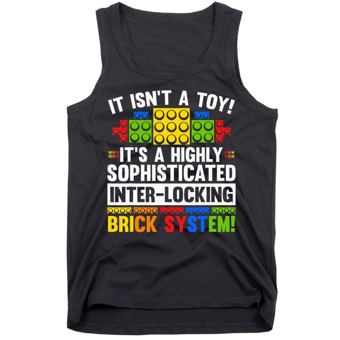 Master Builder Bricks Blocks Play Toy Tank Top