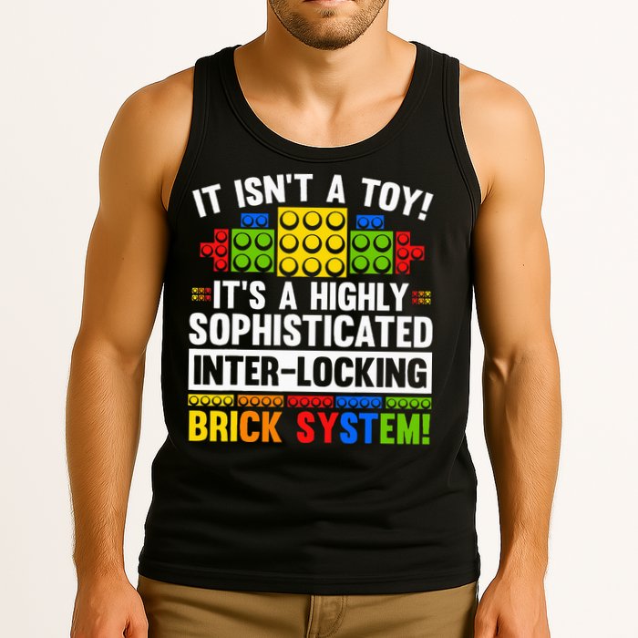 Master Builder Bricks Blocks Play Toy Tank Top