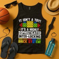 Master Builder Bricks Blocks Play Toy Tank Top