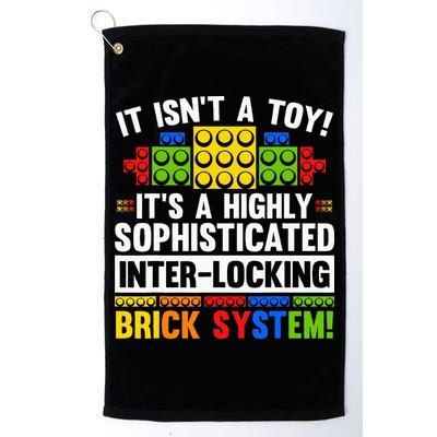 Master Builder Bricks Blocks Play Toy Golf Towel