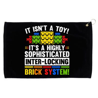Master Builder Bricks Blocks Play Toy Grommeted Golf Towel