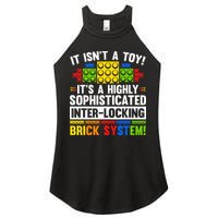 Master Builder Bricks Blocks Play Toy Women's Perfect Tri Rocker Tank
